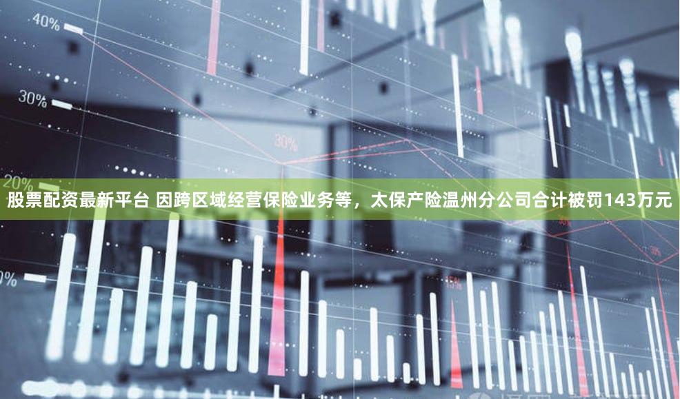 股票配资最新平台 因跨区域经营保险业务等，太保产险温州分公司合计被罚143万元