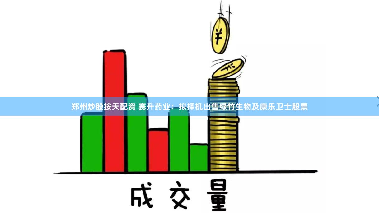 郑州炒股按天配资 赛升药业:拟择机出售绿竹生物及康乐卫士股票