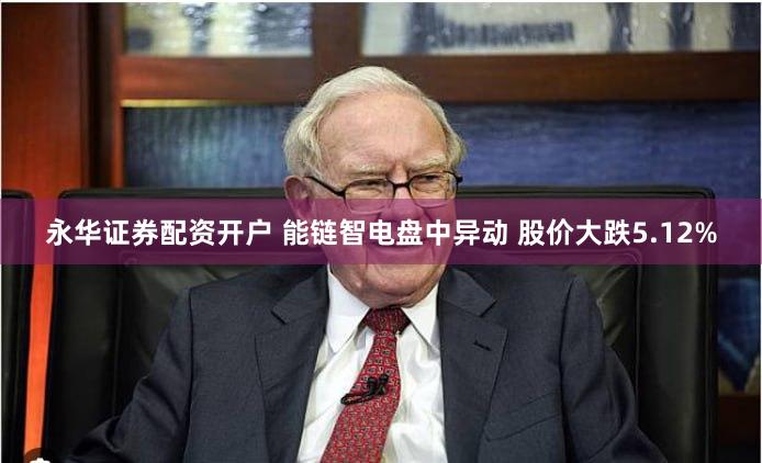 永华证券配资开户 能链智电盘中异动 股价大跌5.12%