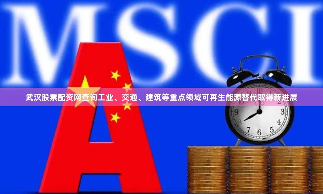 武汉股票配资网查询工业、交通、建筑等重点领域可再生能源替代取得新进展